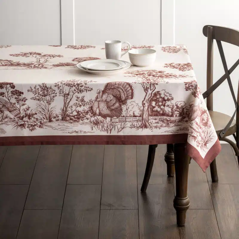 Holy Jouy Brown Tablecloth