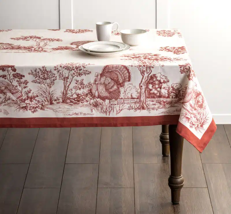Holy Jouy Red Tablecloth