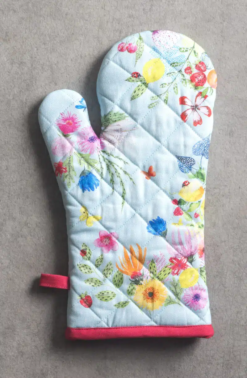 Jardin D'Ete Mint Oven Mitt