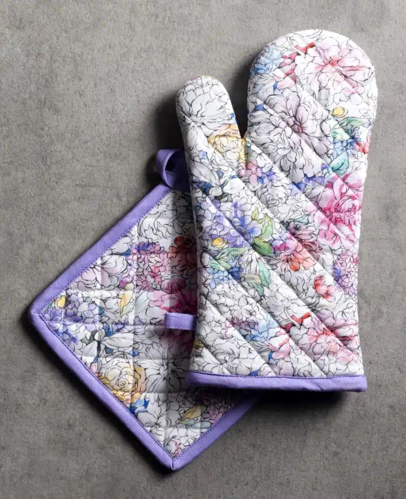 Floral Love Glove & Potholder
