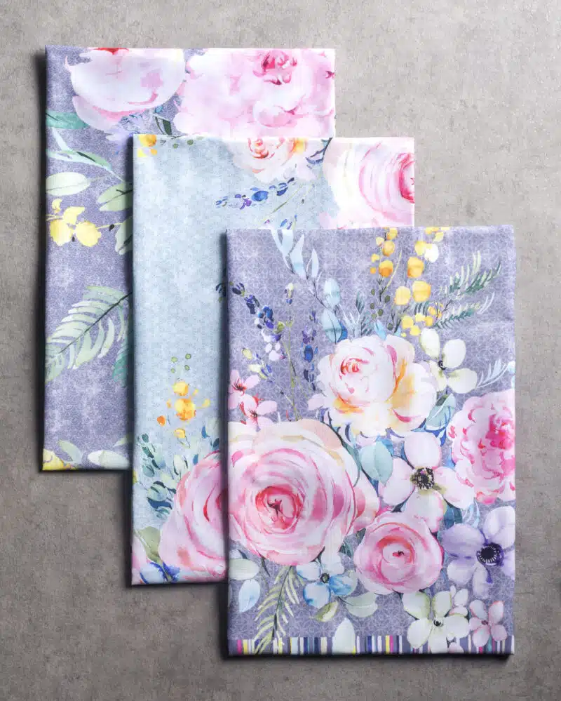 Sweet Rose Lavender Kitchen towel