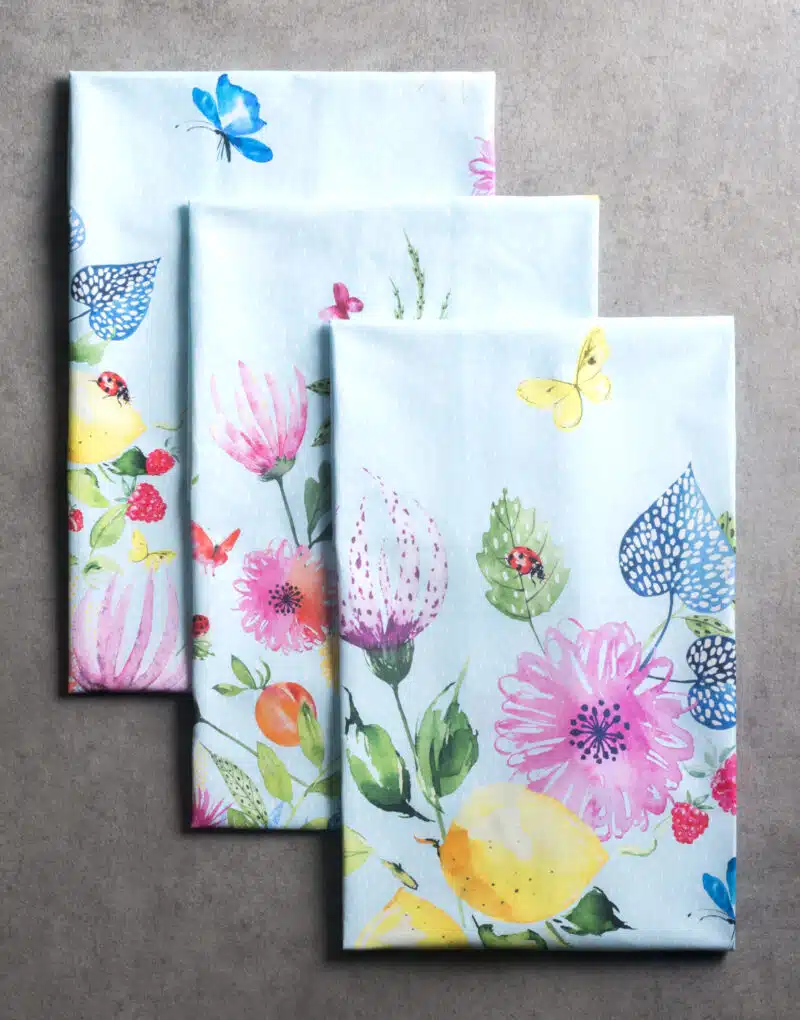 Jardin d'ete Mint Kitchen Towel