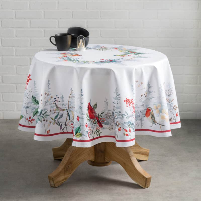 Morzine Round Tablecloth