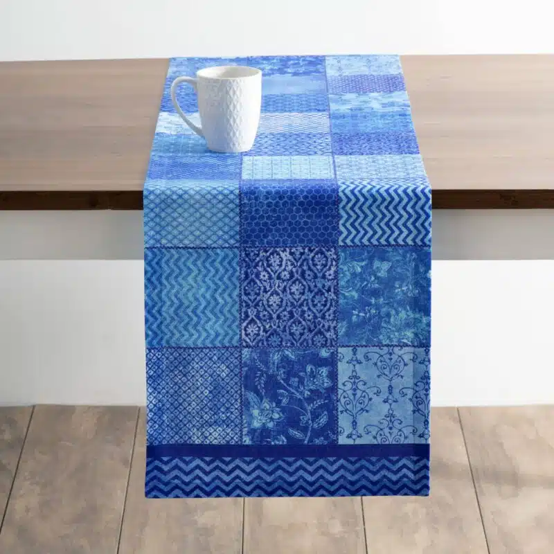 Indigo love Table Runner-Single Side