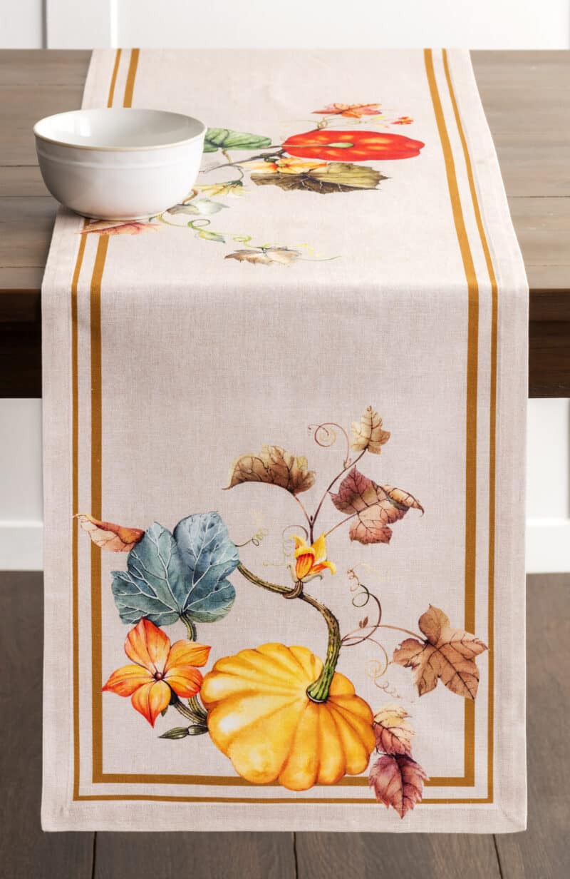 Potiron Table Runner-Single Side