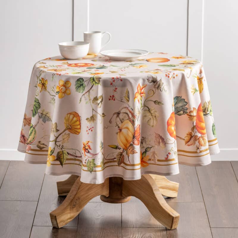 Potiron Round Tablecloth