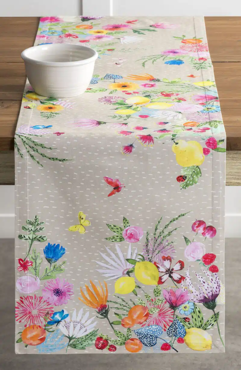 Jardin D'ete FOG Table Runner - single side