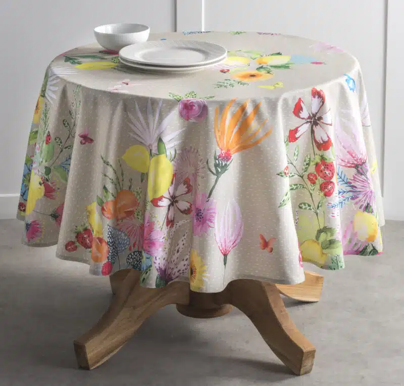Jardin D'ete FOC Round Tablecloth