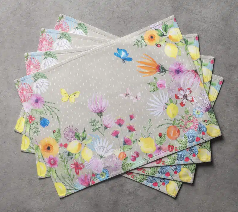 JARDIN d'ete–Fog Placemat