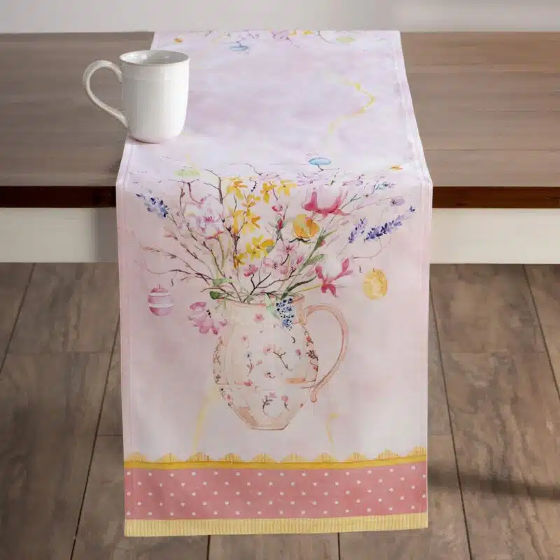 Easter Zest Table Runner-double side