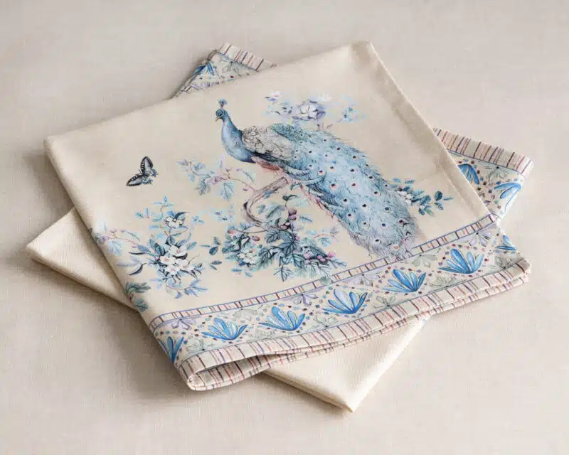Peacock Utopia Sandy Beach Napkin