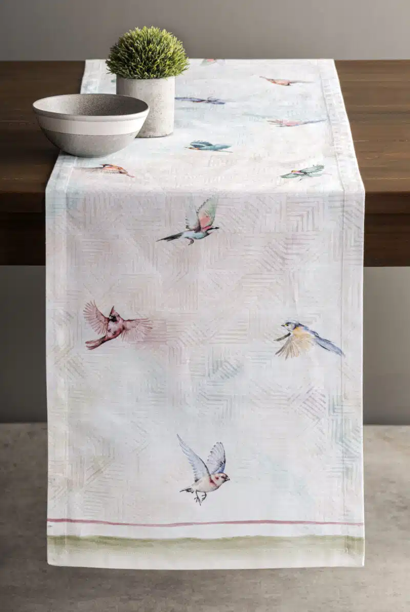 Flying Birds Table Runner-Single Side