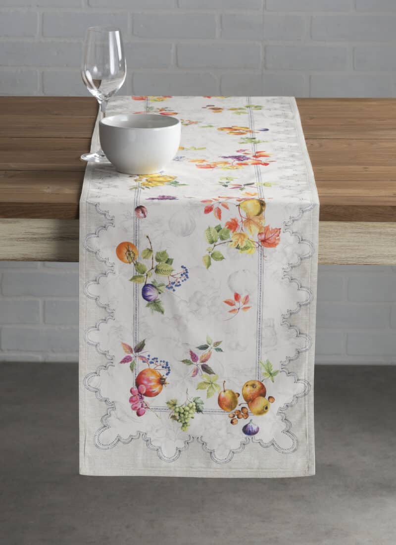 Fruit D'hiver Table Runner-double side