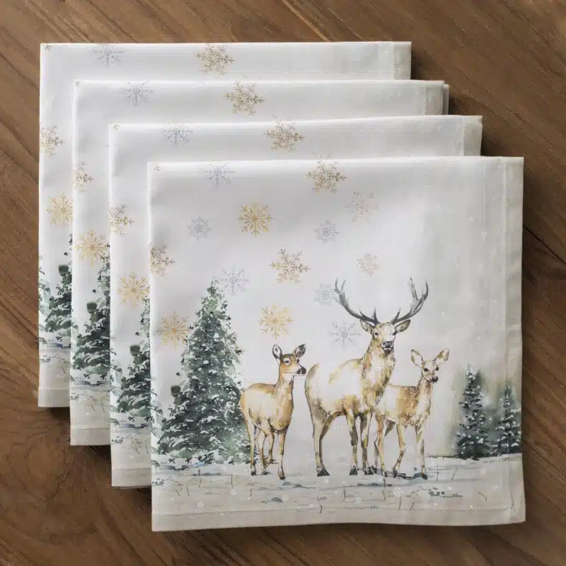 Deer In The Woods Napkin