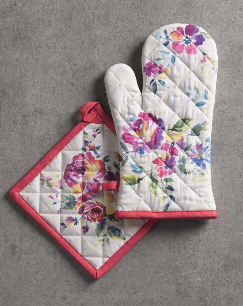 Rose Garden Glove & Potholder