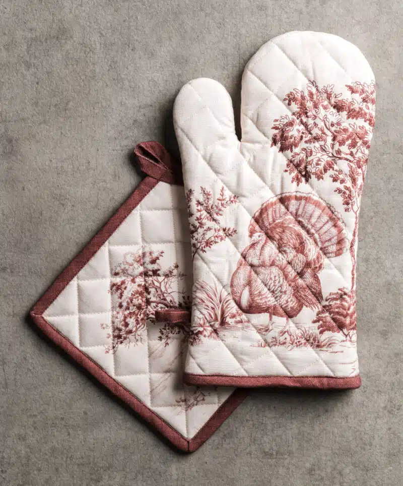 Holy Jouy Brown  Glove & Potholder