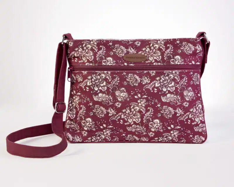 Surya Maroon Cross Body Bag
