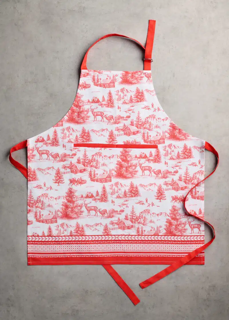 Winter Jouy Apron