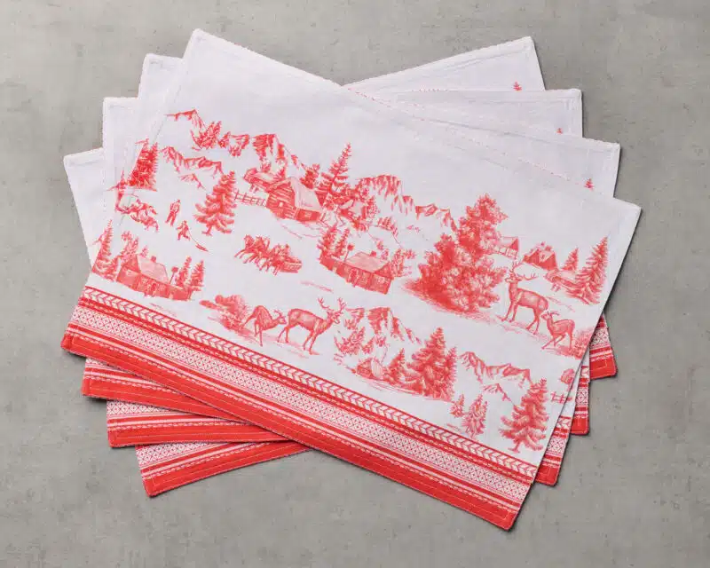 Winter Jouy Placemat