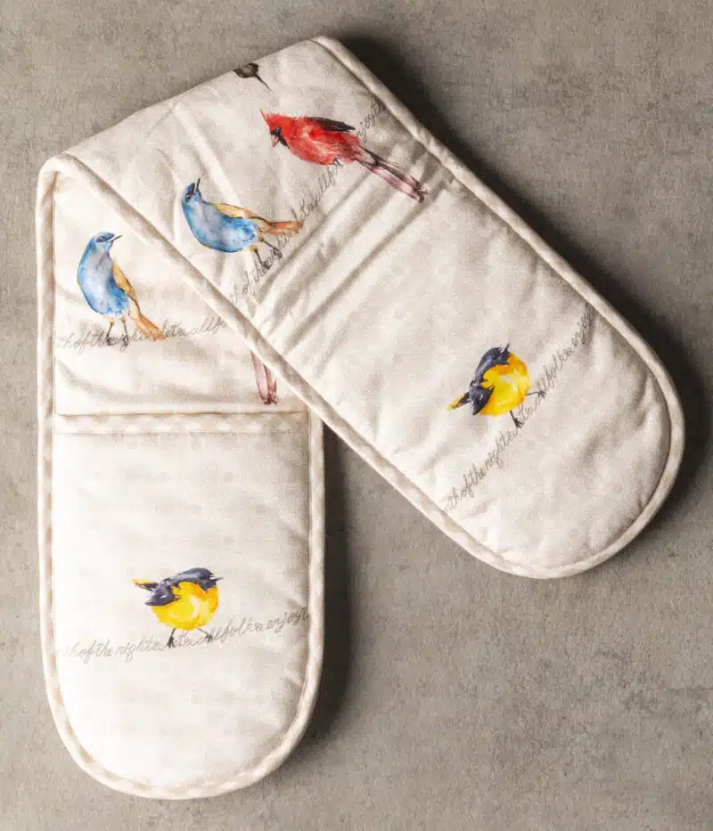 Birdies On Wire Double glove
