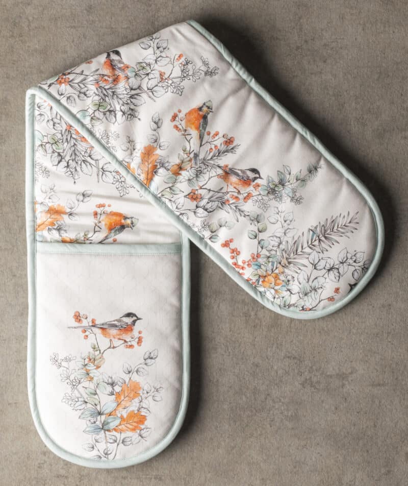 Whitish Shabby Chique Double Glove