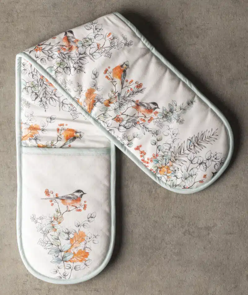 Whitish Shabby Chique Double Glove