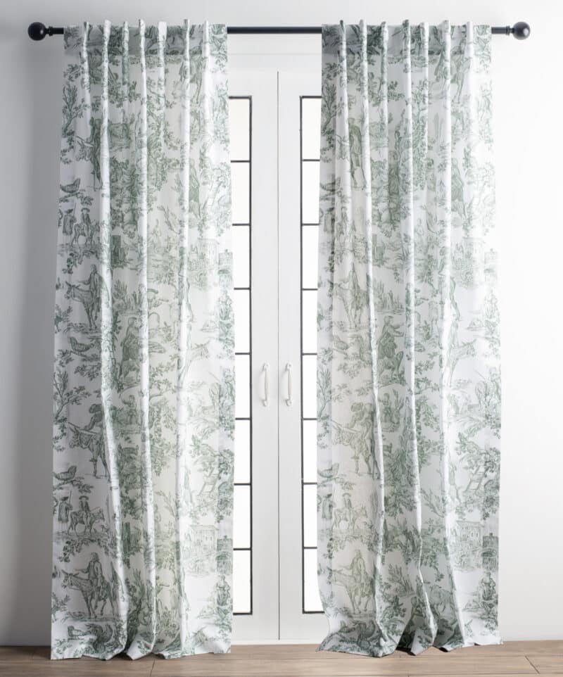 Miller - Antique Green Curtain