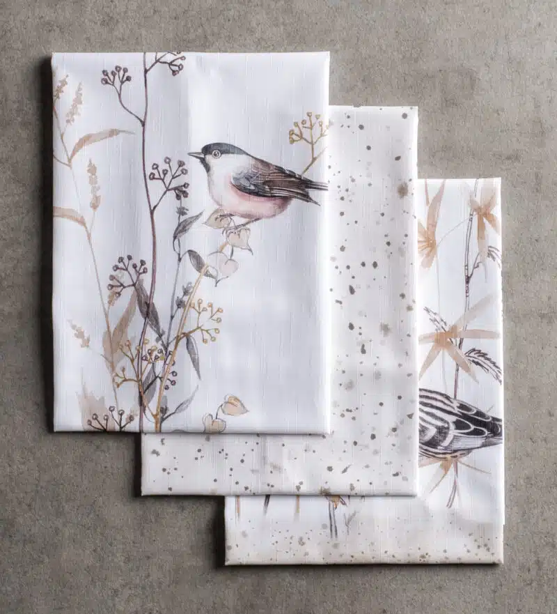 Meadow Florals Brown Kitchen towel