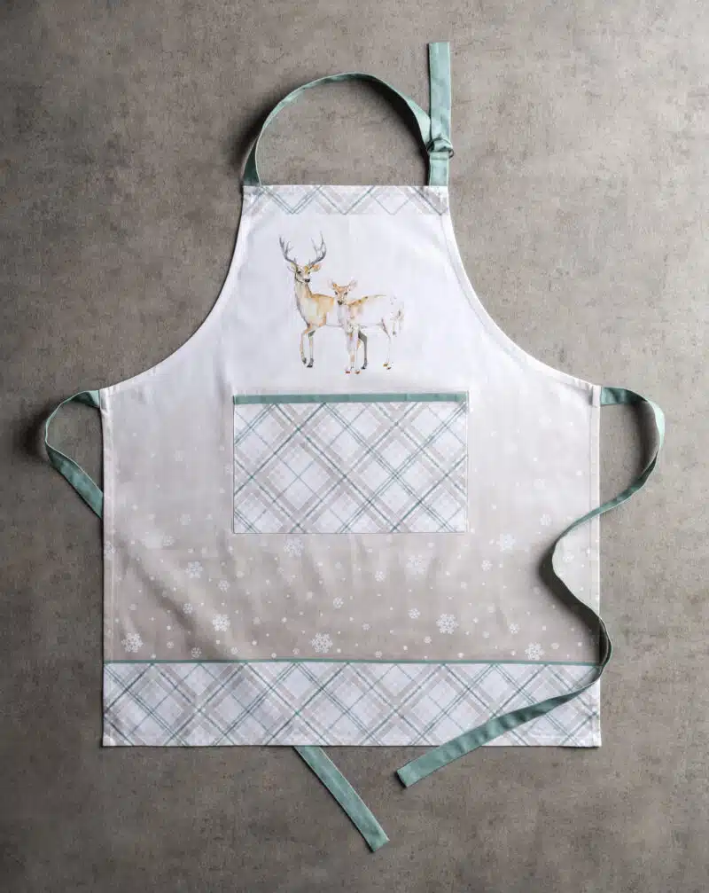 Deer In The Woods  Apron (With Pocket)