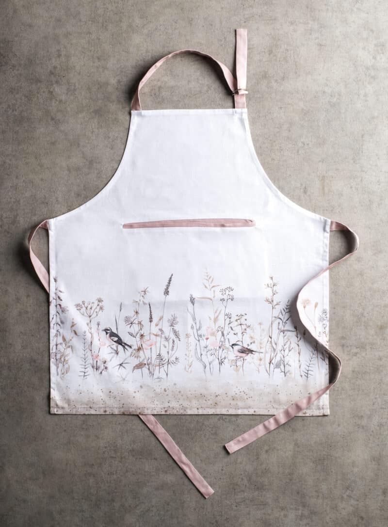 Meadow Florals Brown Apron