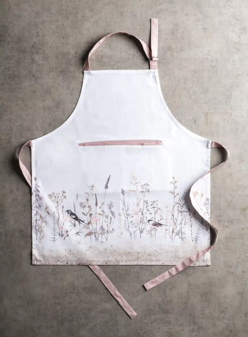 Meadow Florals Brown Apron