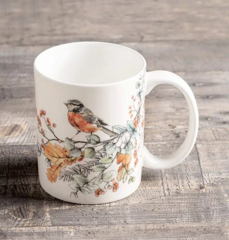 Whistish Shabby - Winter Berries Single Mug