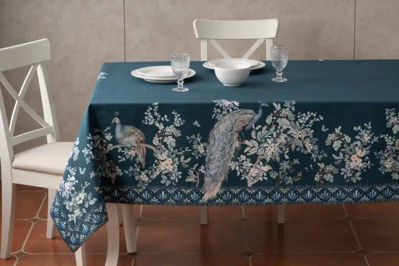 Peacock Utopia Deep Sea Tablecloth