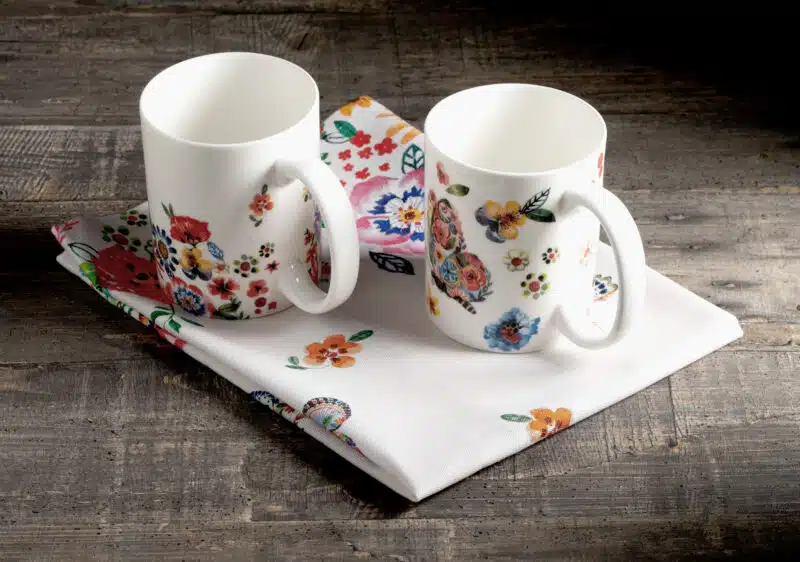 Happy Florals - High Summer Pack of 2 Mugs
