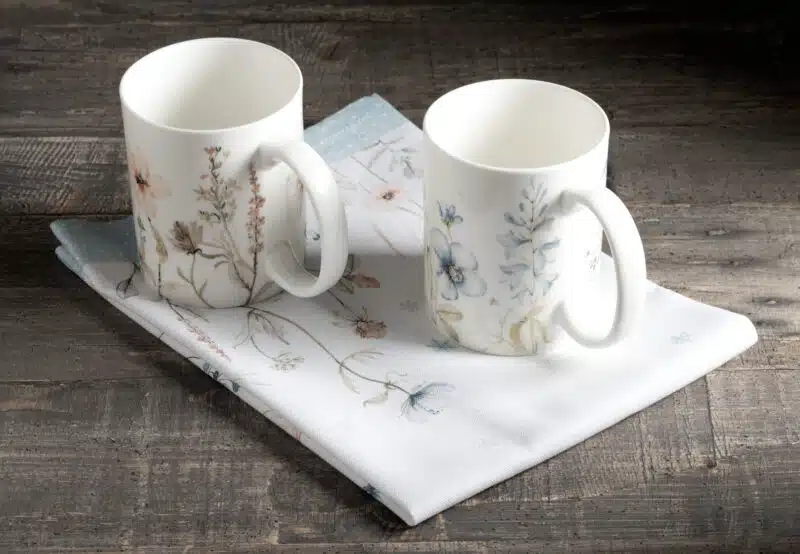Ice Florals Pack of 2 Mugs