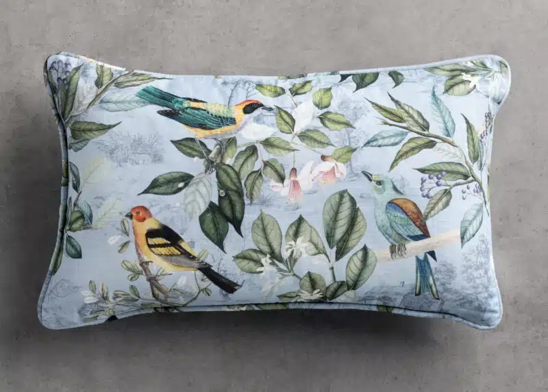 Solstice Fair blue Rectangle Cushion