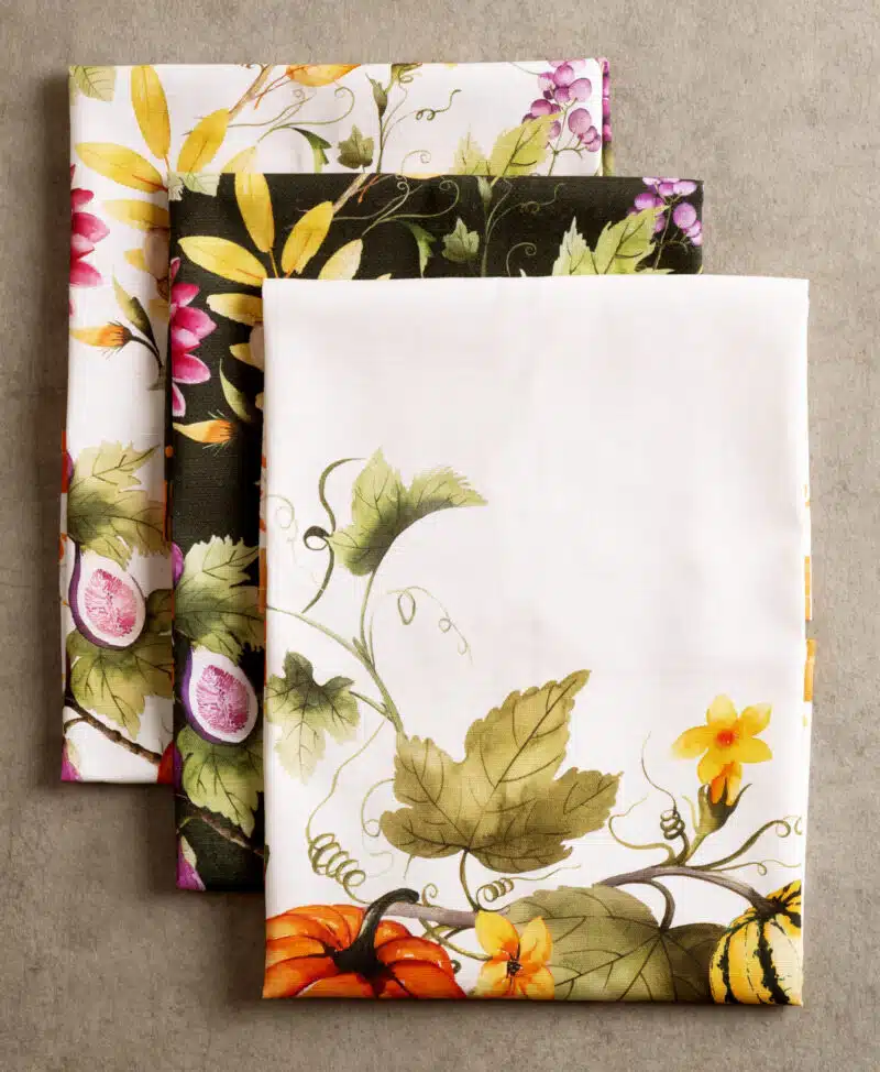 Pumpkin Garden - Cloudy Cream Kitchen Towel