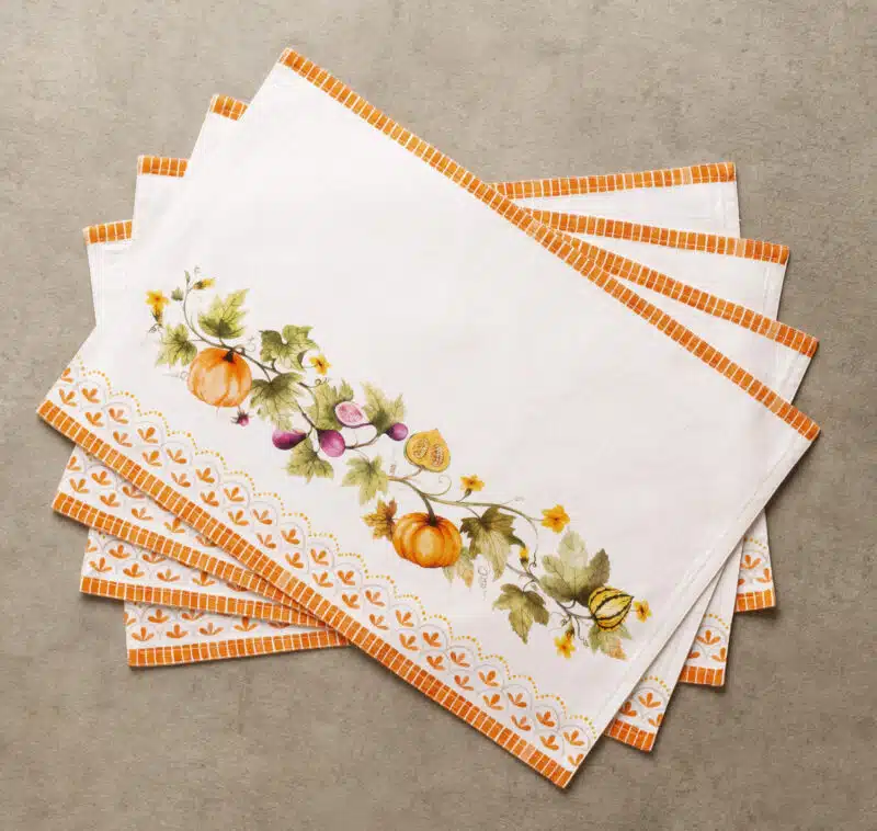 Pumpkin Garden - Cloudy Cream Placemat