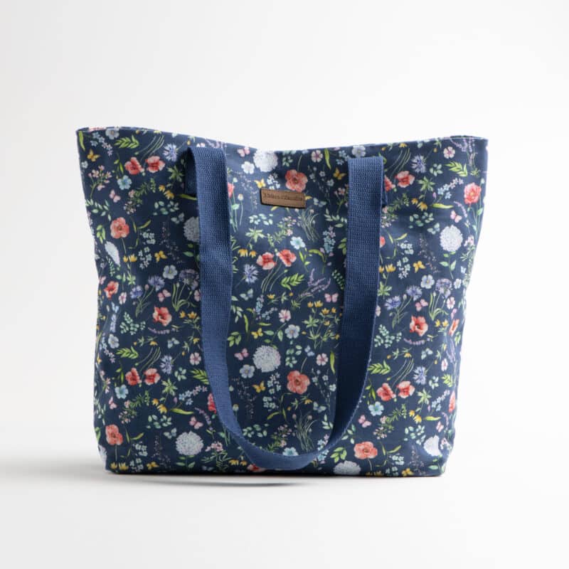 Just Floral Canvas Tote Bag