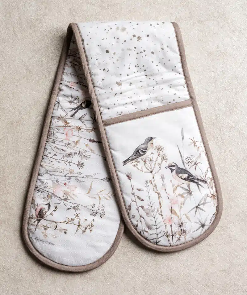 Meadow Florals - Brown Double Glove