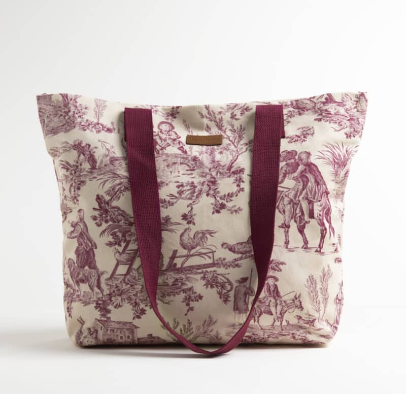 Miller-Red Canvas Tote Bag