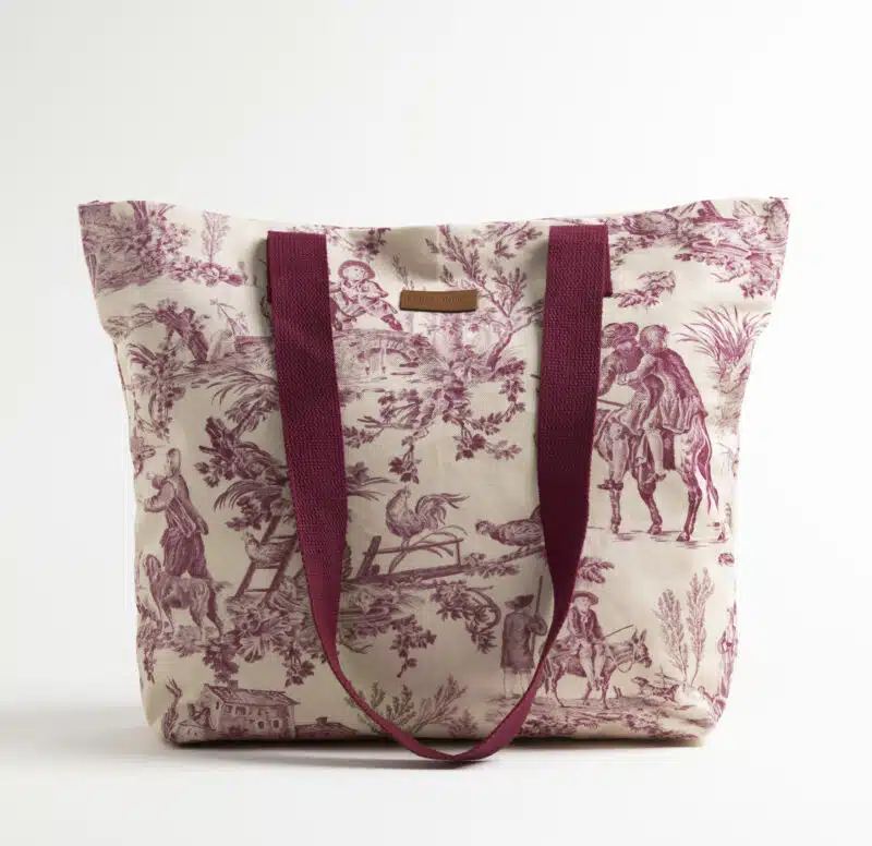 Miller-Red Canvas Tote Bag