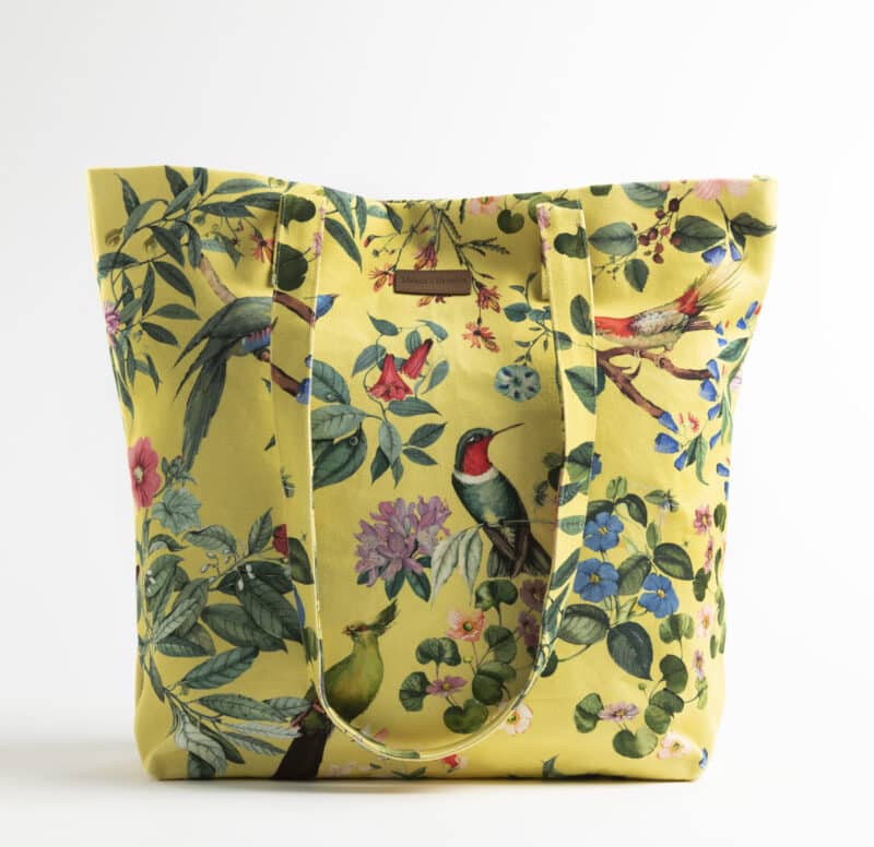 Eden-Yellow Canvas Tote Bag