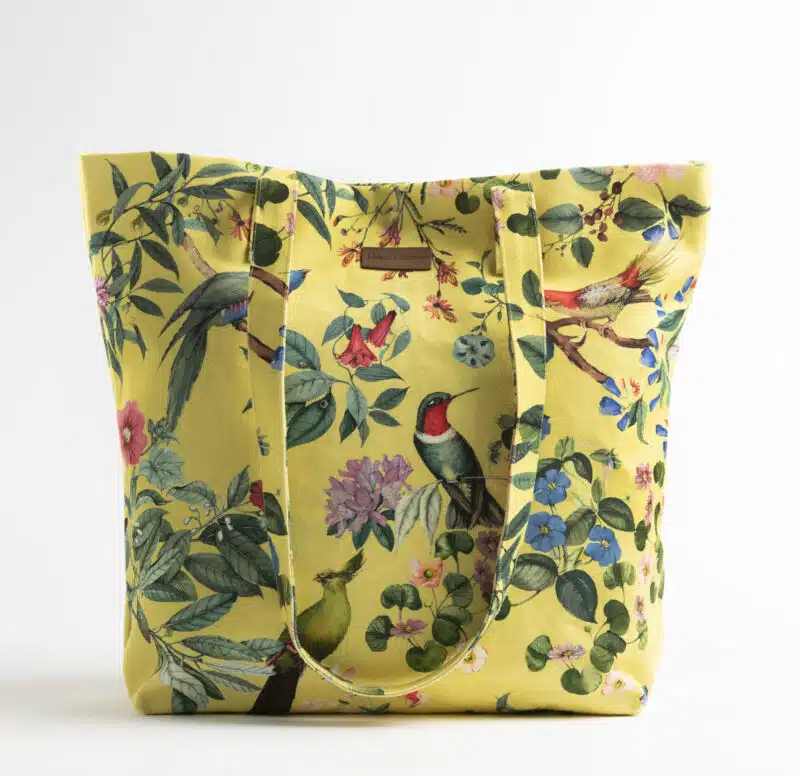 Eden-Yellow Canvas Tote Bag