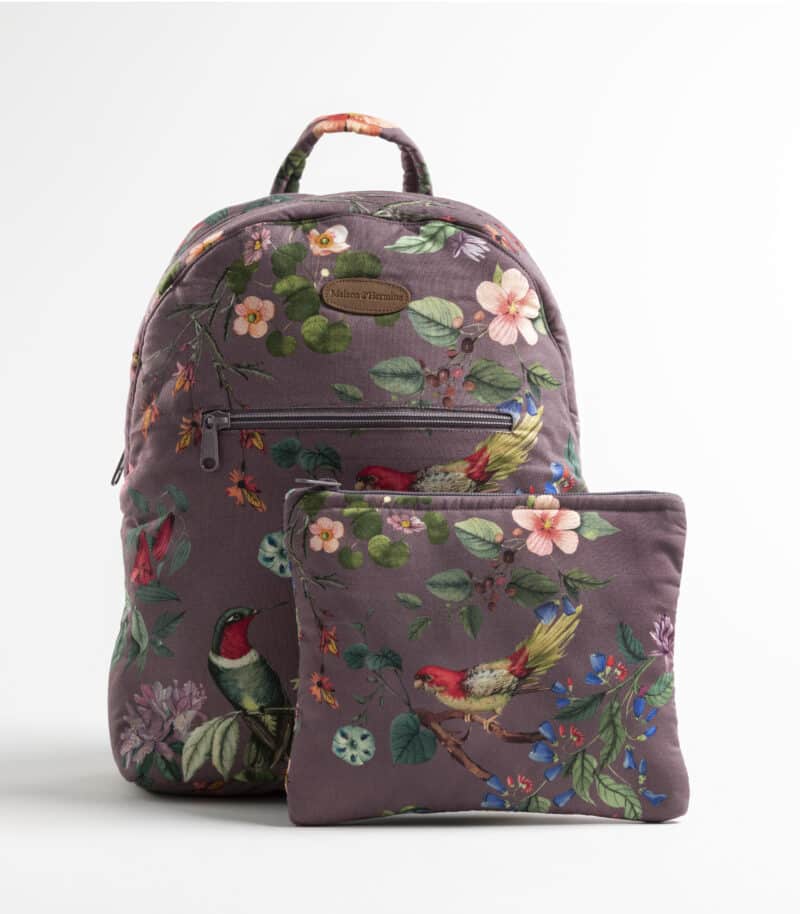 Eden-violet Backpack Bag