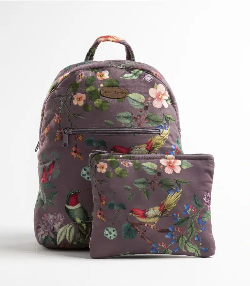 Eden-violet Backpack Bag