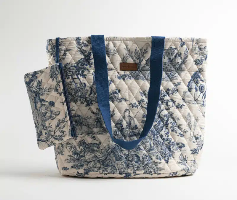 Miller-Blue Shopping Bag