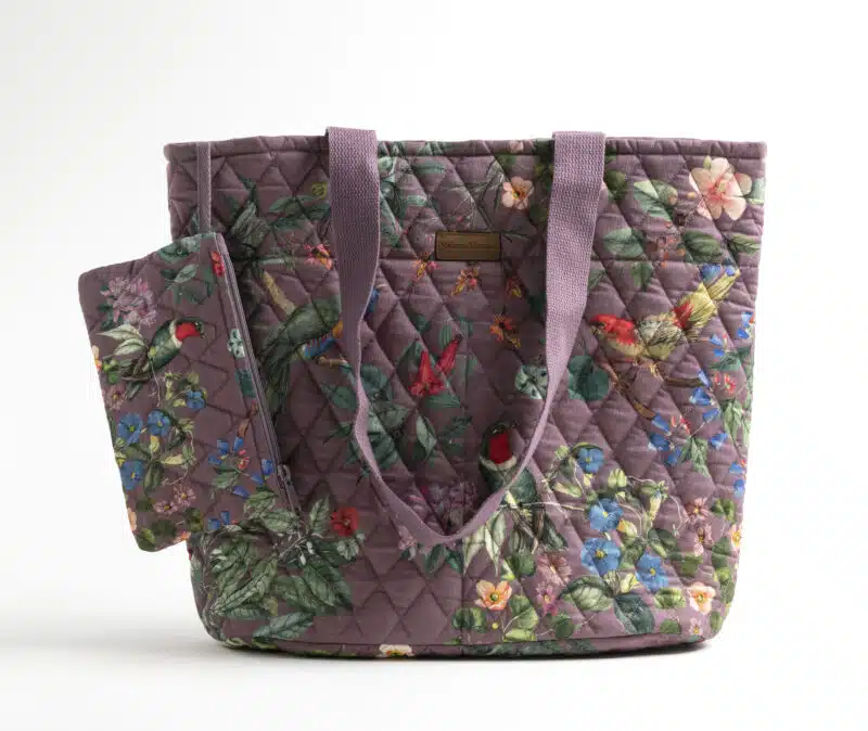 Eden-violet Shopping Bag