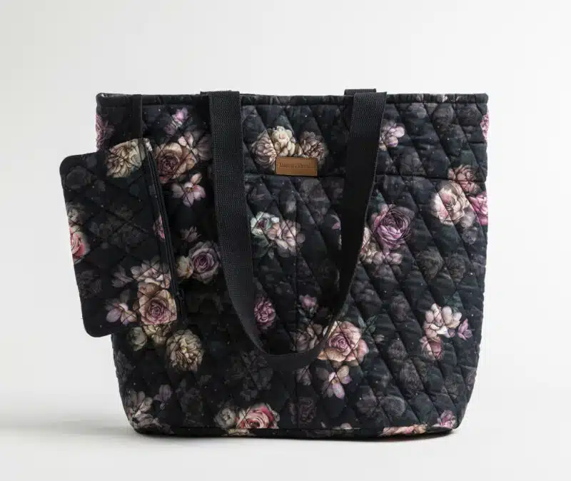 Moody Florals Shopping Bag