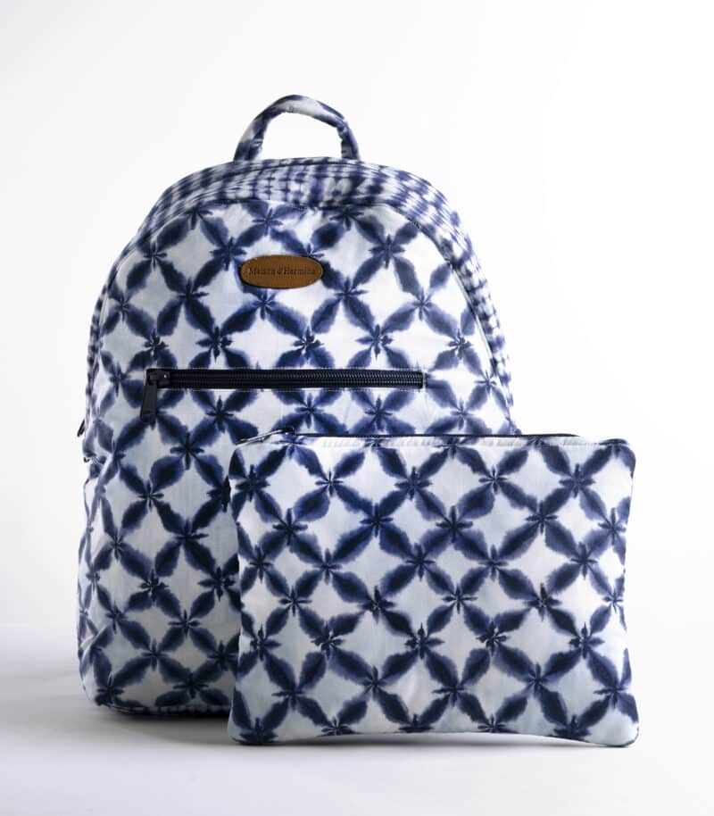 Shibori Backpack Bag